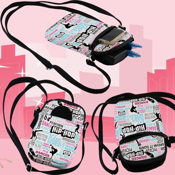 Durable Dance Teacher Appreciation Crossbody Bag with Fun Quotes and Prints - Picture 7 of 7